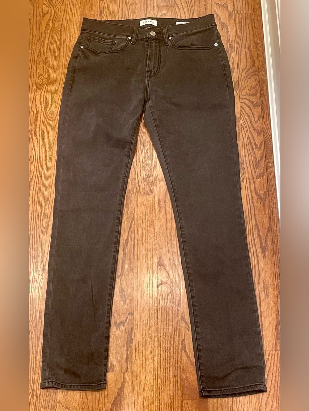 Frame Denim L'Homme Skinny Jeans - Black
